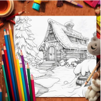 CMP Kerstmis kleurboek, (VX226492)